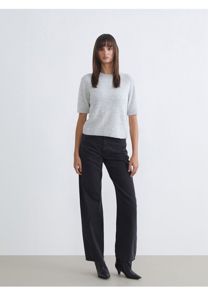 Yeni Sezon Barrel Fit Kadın Jean Pantolon