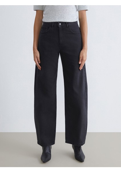 Yeni Sezon Barrel Fit Kadın Jean Pantolon fiyatları