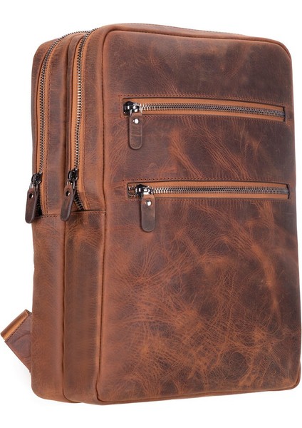 Hidden Castle Deri Sırt Çantası Antik Kahverengi fiyatları