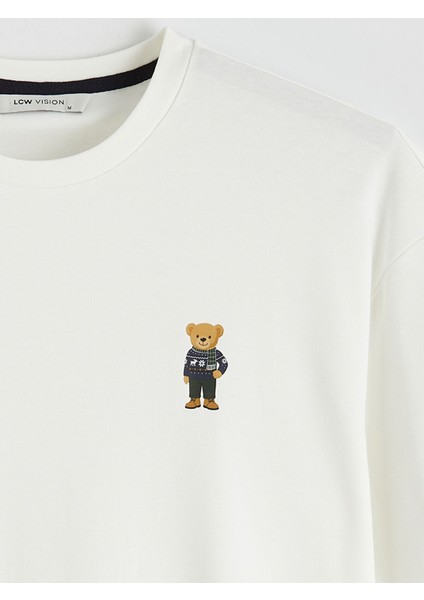 Yeni Sezon Bisiklet Yaka Ayı Teddy Baskılı Erkek Tişört fiyatları