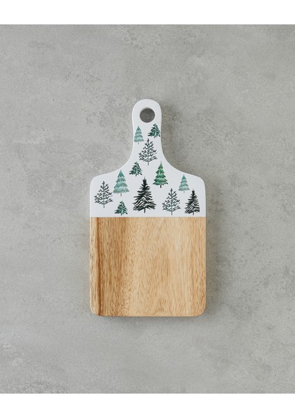 Joy Akasya Sunumluk 25,3X13,5 cm Beyaz - Yeşil