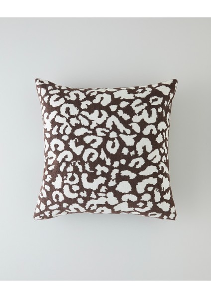 Leopura Dekoratif Kırlent 45X45 cm Kahve