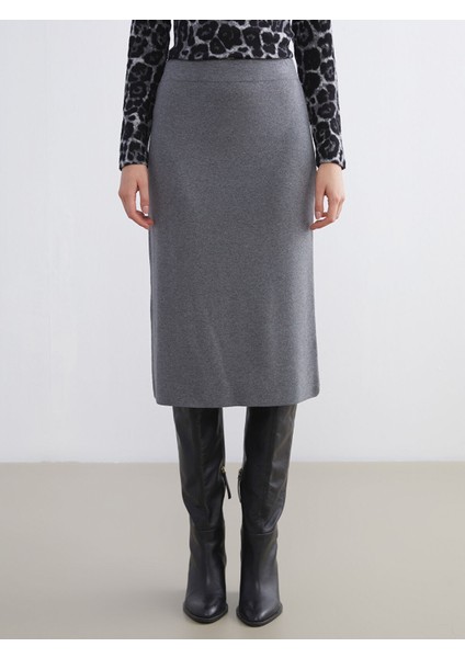 Yeni Sezon Beli Lastikli Triko Etek fiyatları