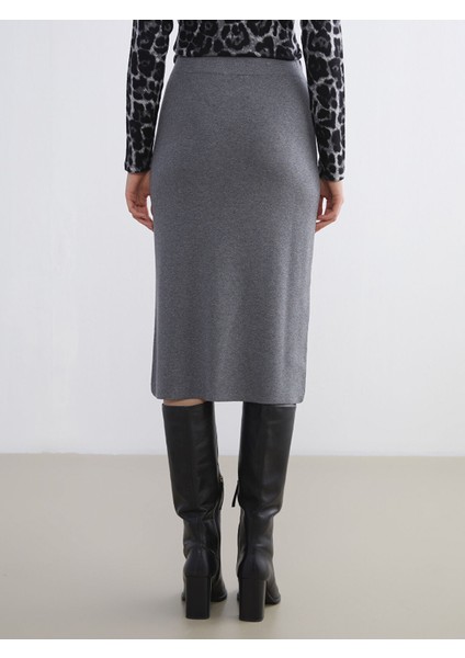 Yeni Sezon Beli Lastikli Triko Etek fırsatları