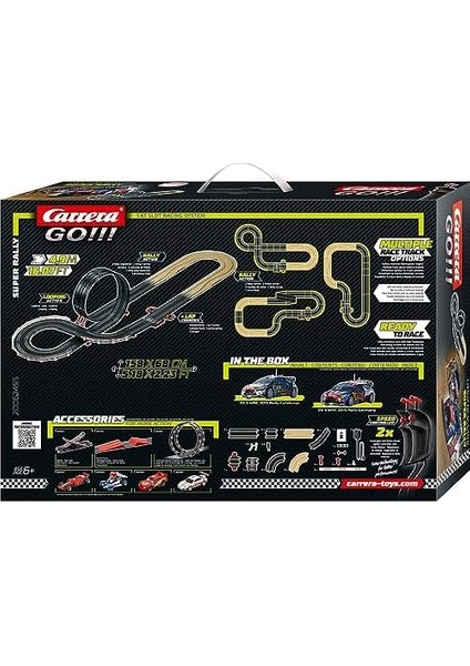 - 20062495 - Carrera Go!!! Super Ralli Yarış Pisti Seti I Yarış Pistleri ve Lisanslı Slot Arabaları | 2 Oyuncuya Kadar | 6 Yaşından Büyük Erkek ve Kız Çocukları ve Yetişkinler Için fiyatları