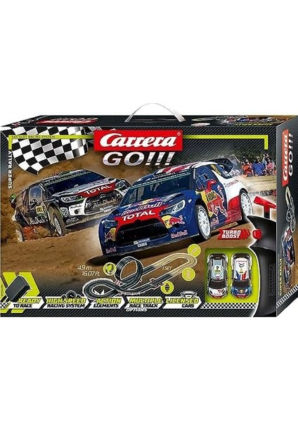 - 20062495 - Carrera Go!!! Super Ralli Yarış Pisti Seti I Yarış Pistleri ve Lisanslı Slot Arabaları | 2 Oyuncuya Kadar | 6 Yaşından Büyük Erkek ve Kız Çocukları ve Yetişkinler Için modelleri