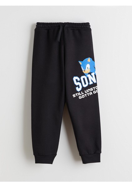Yeni Sezon Sonic Baskılı Erkek Çocuk Jogger Eşofman Altı