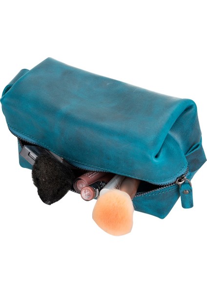 Deri Bakım ve Seyahat Çantası, M Beden, AA32 Mavi fiyatları