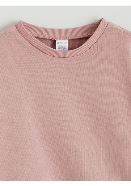 Yeni Sezon Fiyonk Baskılı Kız Bebek Sweatshirt 3'lü indirimleri