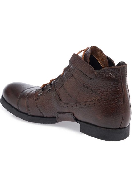 Kahve Hakiki Deri Erkek Casual Bot - E23K1BT56503-A42