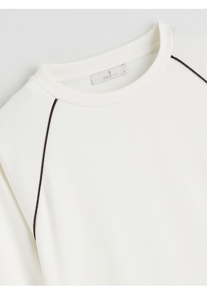 Yeni Sezon Bisiklet Yaka Kadın Sweatshirt fiyatları