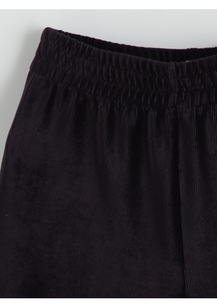 Yeni Sezon Beli Lastikli Kadife Kız Çocuk Eşofman Altı fiyatları