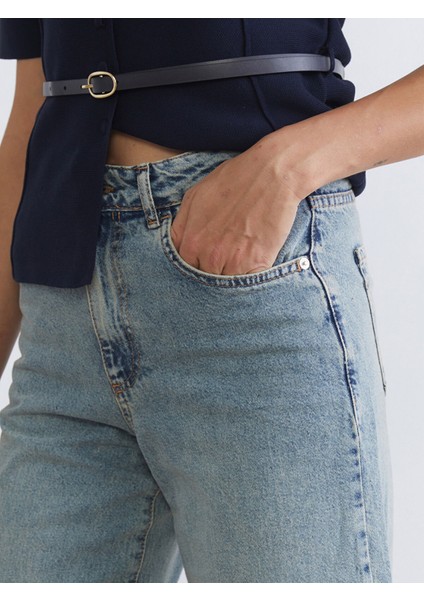 Yeni Sezon Wideleg Kadın Jean Pantolon modelleri