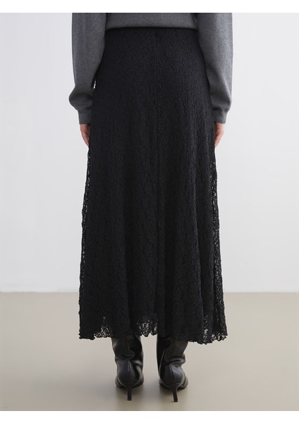 Yeni Sezon Beli Lastikli Ajurlu Dantelli Etek fırsatları