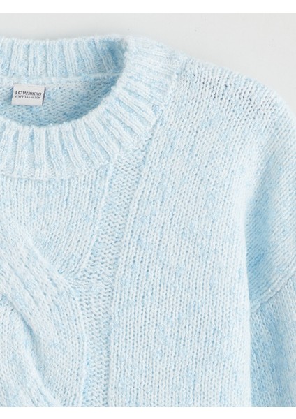 Yeni Sezon Bisiklet Yaka Kız Çocuk Triko Kazak indirimleri