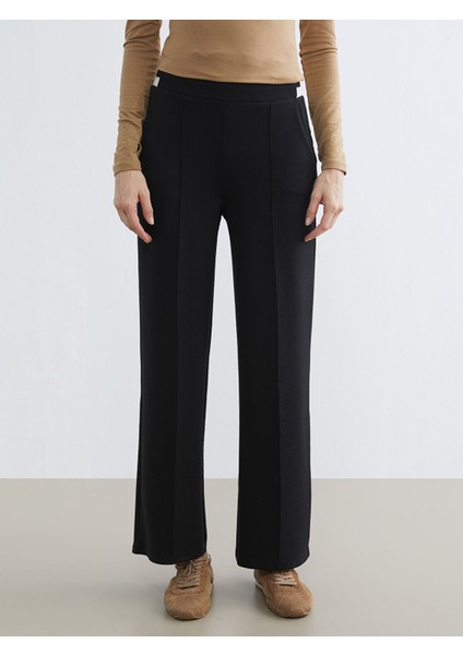 Yeni Sezon Standart Fit Geniş Paça Kadın Pantolon fiyatları