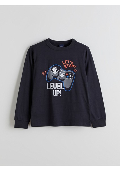 Yeni Sezon Bisiklet Yaka Erkek Çocuk Tişört