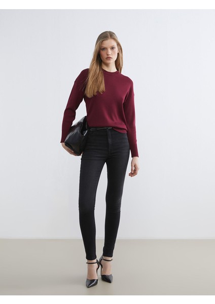 Yeni Sezon Jüpiter Süper Skinny Fit Kadın Jean Pantolon