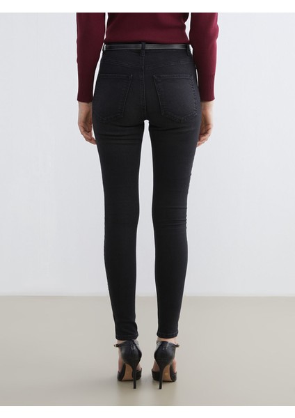 Yeni Sezon Jüpiter Süper Skinny Fit Kadın Jean Pantolon fırsatları