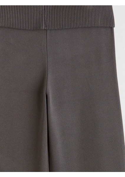 Yeni Sezon Beli Lastikli Ispanyol Paça Kız Çocuk Triko Tayt fiyatları