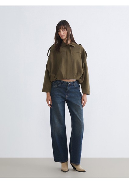 Yeni Sezon Baggy Fit Kadın Jean Pantolon