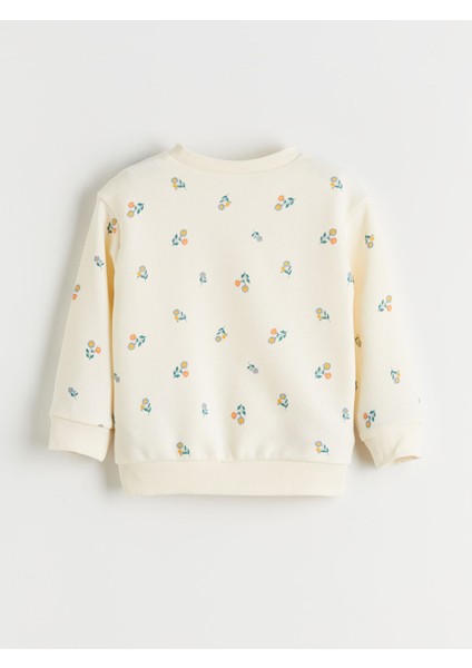 Yeni Sezon Bebe Yaka Baskılı Kız Çocuk Sweatshirt fiyatları