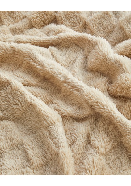 Fancy square Koltuk Şalı 120X160 cm Bej modelleri