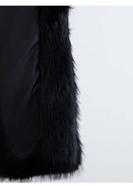 Yeni Sezon Şal Yaka Oversize Kadın Kürk Kaban fırsatları