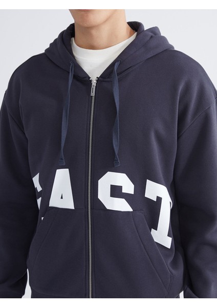 Yeni Sezon Kapüşonlu Erkek Fermuarlı Sweatshirt modelleri