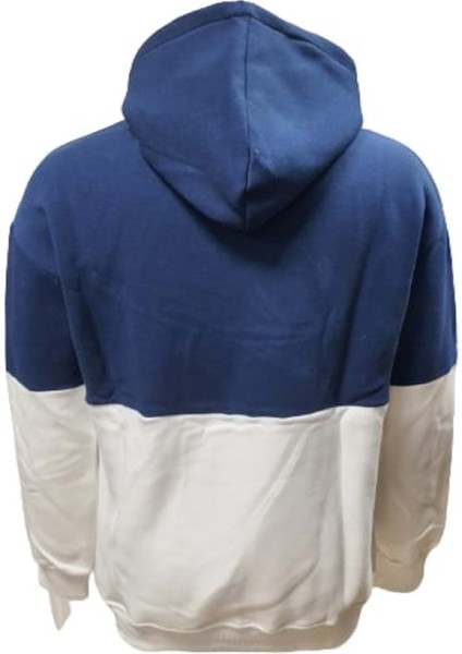 Cool T01215 Erkek Oversize Kapüşonlu Baskılı Üç Iplik Sweatshirt - ST01215-MAVI-M fiyatları