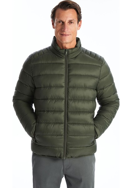 Yeni Sezon Standart Kalıp Dik Yaka Erkek Şişme Mont fiyatları