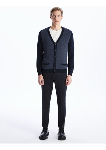 Yeni Sezon Standart Kalıp V Yaka Erkek Triko Hırka fiyatları