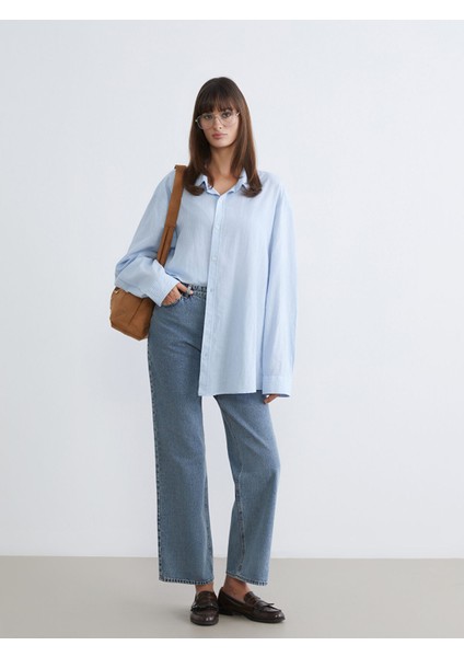 Yeni Sezon Wideleg Kadın Jean Pantolon