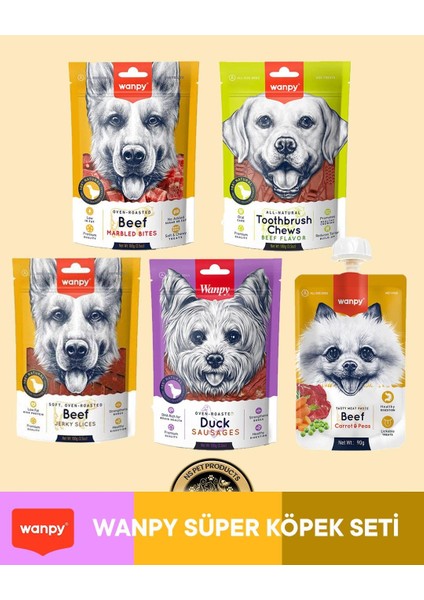 Köpek Maması 5'li Süper Köpek Set