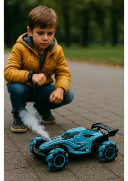 Duman Çıkaran 4x4 Şarjlı Işıklı Müzikli Bileklik Kontrollü Driftli 360 Derece Formula Araba 2.4 Ghzr