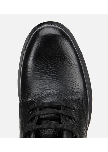 02BOH284780A100 ERKEK Deri Siyah Bağcıklı Kalın Tabanlı Casual Bot indirimleri