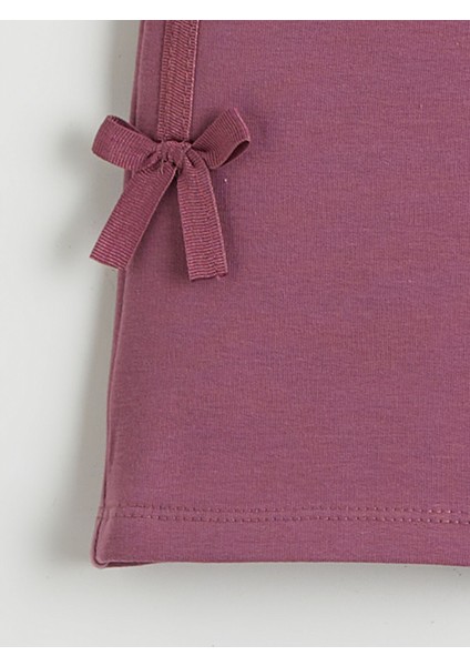 Yeni Sezon Fiyonk Detaylı Ispanyol Paça Kız Çocuk Tayt 2'li modelleri