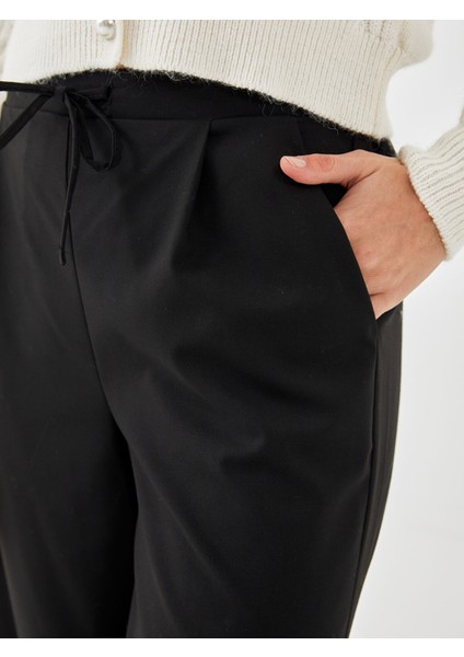 Yeni Sezon Beli Lastikli Loose Fit Kadın Pantolon modelleri