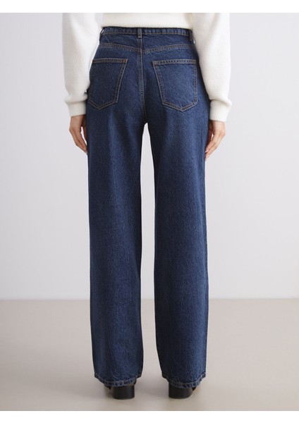 Yeni Sezon Wideleg Taşlı Kadın Jean Pantolon fırsatları
