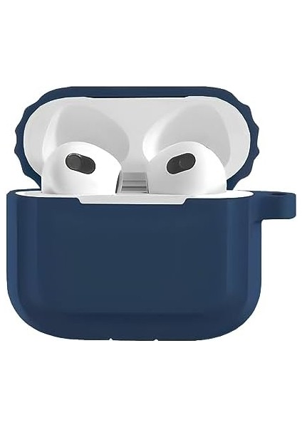 Labs 3 Uyumlu Rubber Silicone Kancalı Yumuşak Silikon Kılıf 3 Uyumlu Kulaklık Kılıfı (Mavi) fiyatları