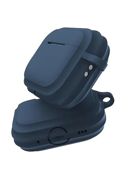 Labs 3 Uyumlu Rubber Silicone Kancalı Yumuşak Silikon Kılıf 3 Uyumlu Kulaklık Kılıfı (Mavi) modelleri