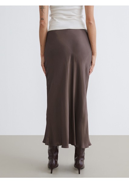 Yeni Sezon Beli Lastikli A Kesim Saten Etek fırsatları