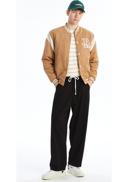 Yeni Sezon Standart Kalıp Kolej Yaka Erkek Bomber Mont fiyatları