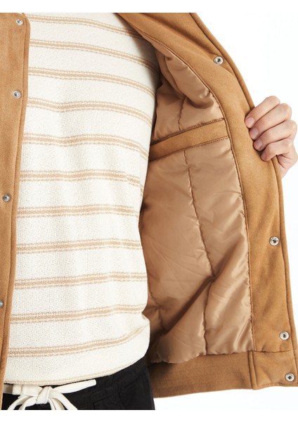 Yeni Sezon Standart Kalıp Kolej Yaka Erkek Bomber Mont fırsatları