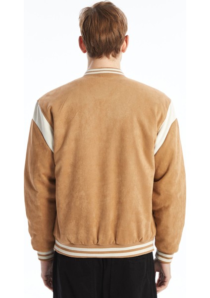 Yeni Sezon Standart Kalıp Kolej Yaka Erkek Bomber Mont indirimleri