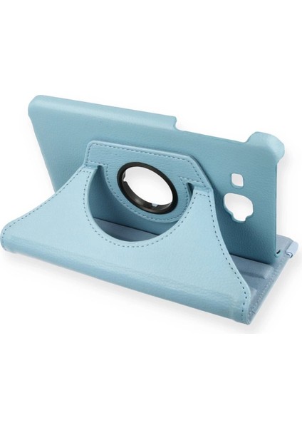 Samsung Galaxy T280 Tab A 7 Kılıf 360 Tablet Deri Kılıf - Turkuaz