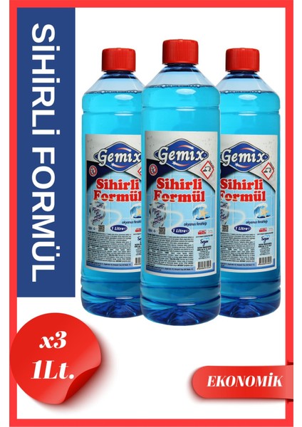 Sihirli Formül Mavi Su Fayans Derz Temizleyici 1000 ml 3 Adet