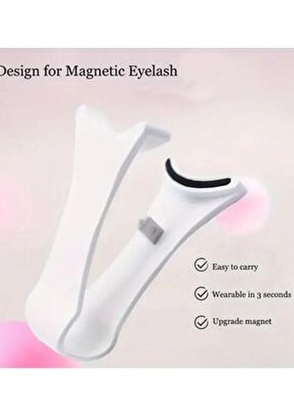 Mıknatıslı Kirpik Takma Aparatı Kolay Kullanım İçin Beyaz Renkli indirimleri