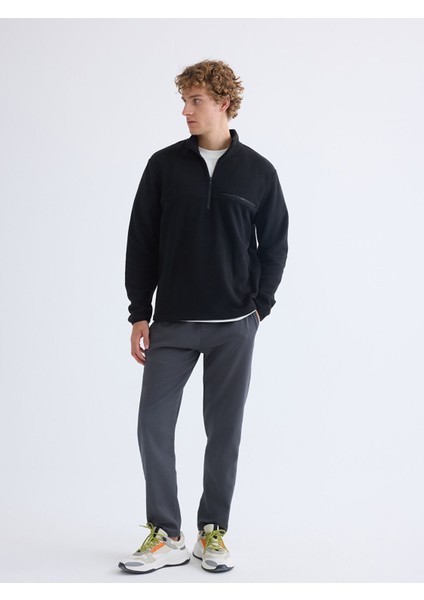 Yeni Sezon Dik Yaka Polar Erkek Sweatshirt fiyatları