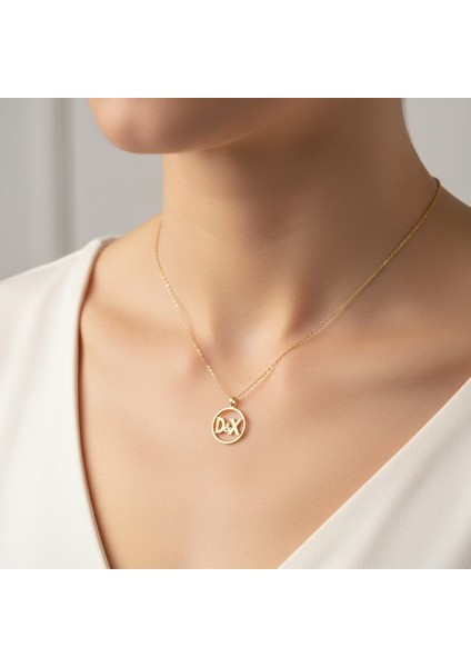 8 Ayar Altın Kolye Ucu D&x GM11105 0.5 gr